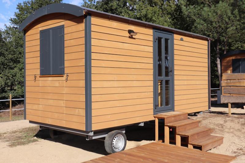 Roulottes Cocooning Au Coeur Des Landes Hotell Mées Exteriör bild